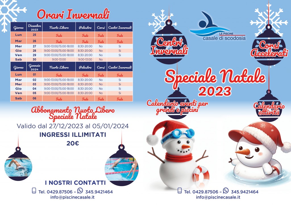 Volantino speciale natale Casale A5 2